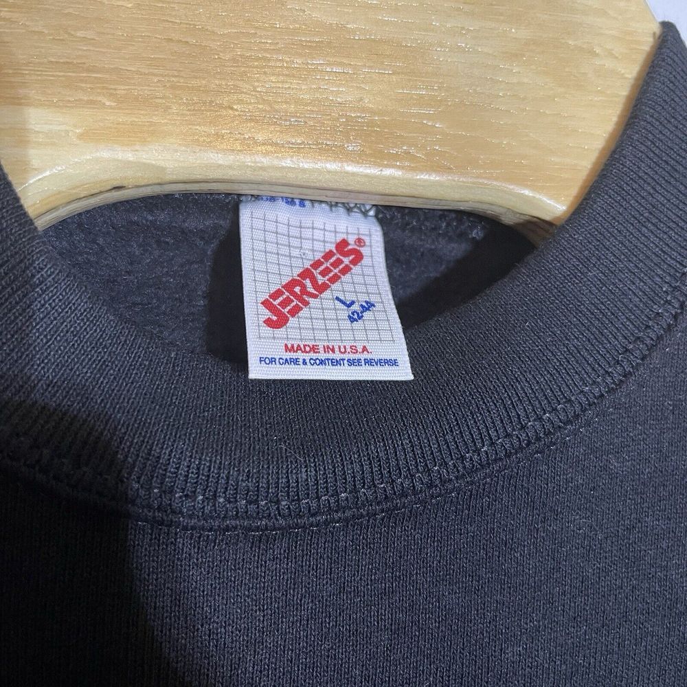 1991 New Jerzees Rainbow Paint Butterflies Graphic Sweatsuit Sweatshirt Womens L - Picture 4 of 14